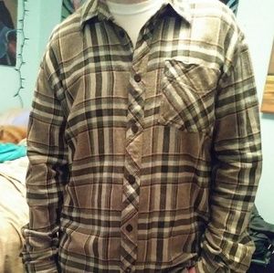 Men's long sleeved button up Vans Plaid Flannel
